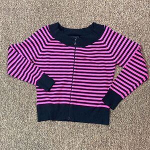 MIXIT STRETCH STRIPED WOMEN'S BLOUSE SIZE L